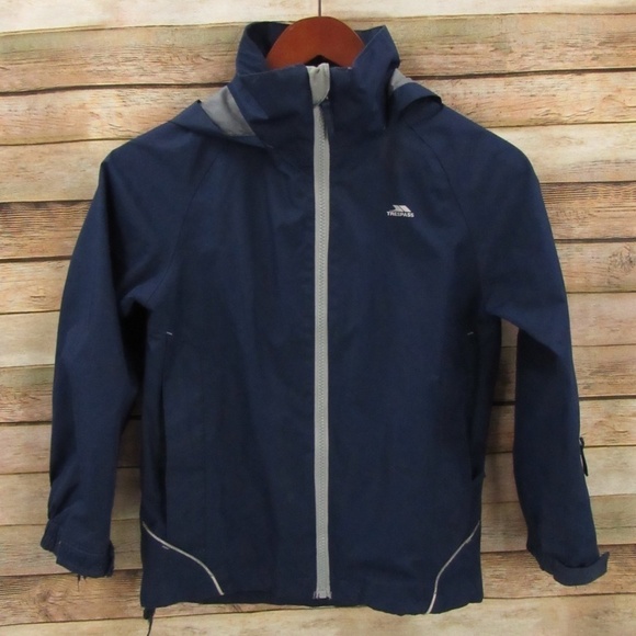 Trespass Kids Zipper Front Hooded Jacket 7/8 - Picture 1 of 13